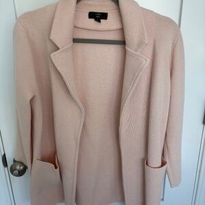 J. Crew Sweater Blazer in Pink